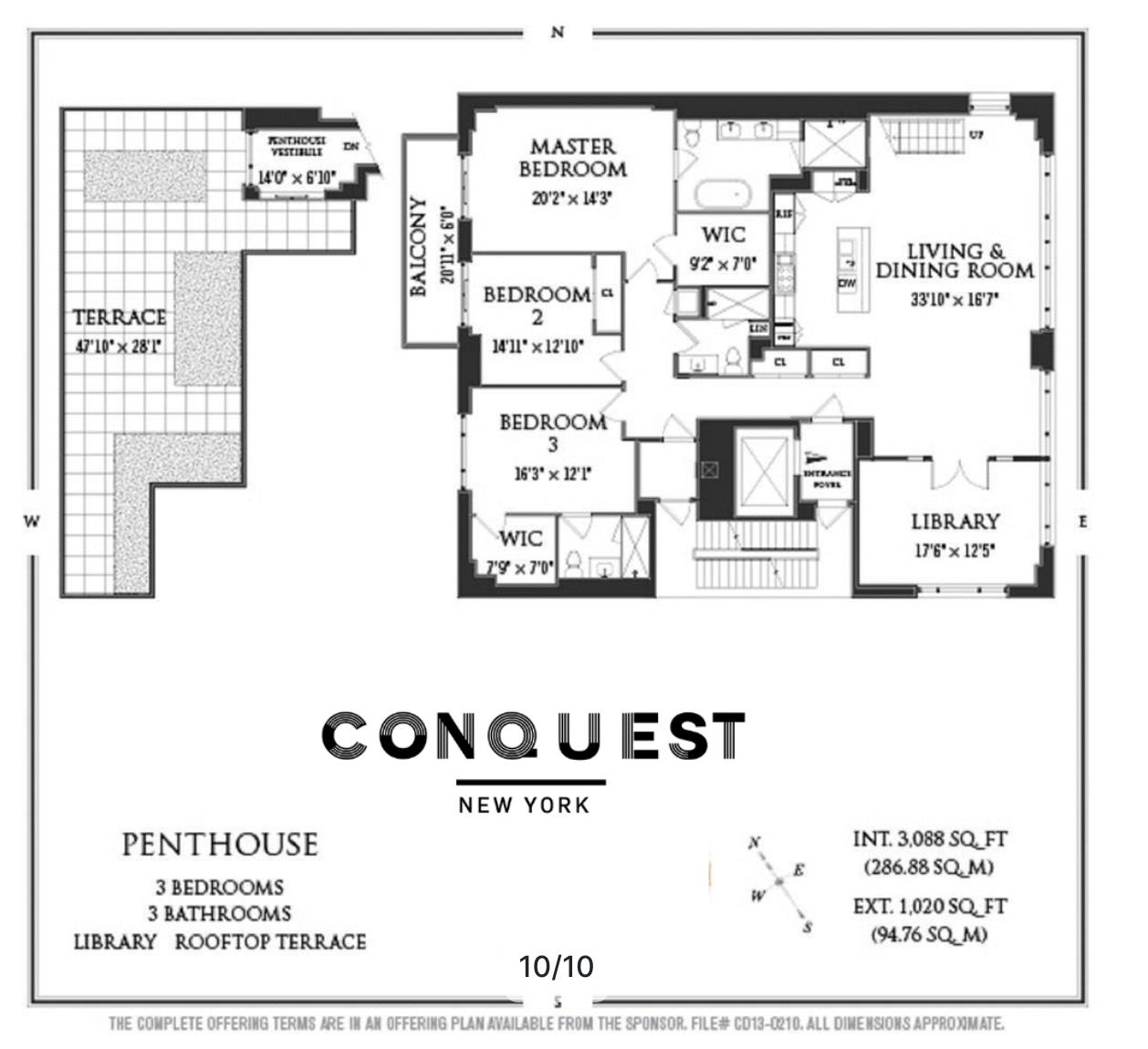 Penthouse Floor Plan